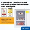 Exquisit Gefrierschrank GS581-H-010D weiss | 85 l Produktbild-Vorschau 2