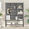 vidaXL Bibliothèque Gris Sonoma 102x30x141,5 cm Matériau Voir les images du produit 3