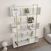 Skye Decor, Bruti - White, Gold, Bücherregale, Weiß, 120 x Produktbild-Vorschau 2