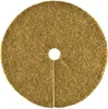 A circular brown mat with a hole in the center and a slit from the hole to the edge. Produktbild-Vorschau