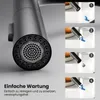 CECIPA max Wasserhahn Küche Schwarz, Hochdruck mit Brause Produktbild-Vorschau 4