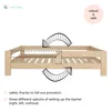 NeedSleep Kinderbett mit Rausfallschutz 90x200 cm Produktbild-Vorschau 4