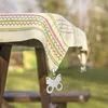 Lests pour nappes Relaxdays, lot de 16, motif papillon, Voir les images du produit 2