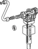 Geberit Typ 383 Füllventil, WA seitlich 3/8", Nippel aus Voir les images du produit 5