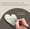 Gästebuch im Holzrahmen & 42 beschreibbaren Holzherzen Produktbild-Vorschau 4