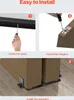 VEVOR Schuifdeuraccessoires, railsysteem 2438 mm, dubbele Productafbeelding-voorbeeld 5