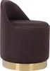 Drehhocker Viktor 100 Braun Produktbild-Vorschau 1