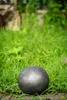 Gartenkugel Rosenkugel Keramik 28cm Anthrazit glasiert Produktbild-Vorschau 1