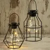 LED Solar Hängeleuchte eckig - Laterne - 3 warmweiße LED - Produktbild-Vorschau 4