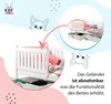 KEF Kinderbett LEON Bett aus Holz mit Stauraum Jugendbett Produktbild-Vorschau 4