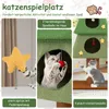 COSTWAY Świąteczny drapak, 162 cm, drzewko dla kota z Podgląd zdjęcia produktu 6