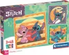 Clementoni Puzzle Disney Stitch 3x48 elementw  Oryginalny Produktbild-Vorschau 2