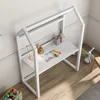Kinderschreibtisch TINA in Hausform, weiß - Produktbild-Vorschau 3