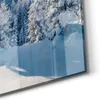 DEQORI Glasbild Echtglas 30x30 cm 'Karpatenwinter' Wandbild Produktbild-Vorschau 5