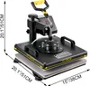 SucceBuy pressa termica 8 in 1, 38 x 38 cm, pressa Anteprima dell’immagine prodotto 8