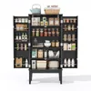 Armoire de cuisine Merax Buffet à 2 portes et 5 Voir les images du produit 12