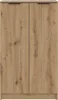 vidaXL Botník Artisan dub 59x35x100,5 cm Materiál na bázi Náhled obrázku produktu 5