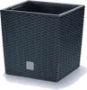 donica RATO LOW 40x40x41cm Antracyt rattan+wkład Podgląd zdjęcia produktu 36