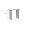 Miliboo - Design-Konsole aus hellem Holz B100 cm FOLEEN Produktbild-Vorschau 6