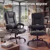 Ergonomischer Bürostuhl Chefsessel aus Kunstleder, Produktbild-Vorschau 6