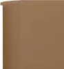 vidaXL Tissu brise-vent en 3 parties 400 x 120 cm Taupe Voir les images du produit 3