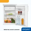 Exquisit Kühlschrank KS16-4-HE-040D weiss | Nutzinhalt: 109 Produktbild-Vorschau 5