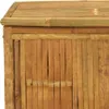 A close-up view of a bamboo chest, showing the texture and construction. Produktbild-Vorschau