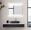 LED Badspiegel 80×60 cm, Aluminiumrahmen, Lichtfarbe Produktbild-Vorschau 8