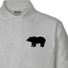 Huuraa Damen Polo Shirt Bär Silhouette XL Sport Grey Bio Produktbild-Vorschau 2