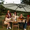 UISEBRT Slunečník Slunečník béžový Ø 300 cm s kličkou Náhled obrázku produktu 8