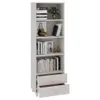 Highboard HAMAR Weiß 60x35x180 cm Massivholz Kiefer Produktbild-Vorschau 3