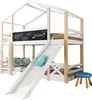 Merax Lit superposé 90 x 200cm avec toboggan et protection Voir les images du produit 9