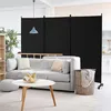 262x180 cm Room Divider Screen s válečky 3 kusy Volně Náhled obrázku produktu 2