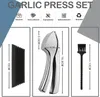 Knoblauchpresse, Garlic Press Knoblauch,Spülmaschinenfest, Produktbild-Vorschau 2