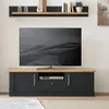 Wandboard "Ribera" in grau und Wotan Eiche Landhaus Produktbild-Vorschau 5