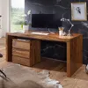 WOHNLING Schreibtisch BOHA Massiv-Holz Sheesham Produktbild-Vorschau 12