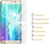 A cracked smartphone screen protector is shown next to a list of features. Produktbild-Vorschau
