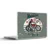 MuchoWow® Laptop Aufkleber Sticker Cover Motorrad - Retro - Produktbild-Vorschau 1