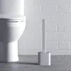 Ruhhy Hygiene-Toilettenburste aus Silikon - flach - weis - Produktbild-Vorschau 24