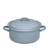 Riess Emaille Kasserolle mit Deckel Ø 22 cm, 3 l Pure Grey Produktbild-Vorschau 1