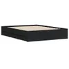 vidaXL Rám postele so zásuvkami čierny 150x200 cm materiál Náhľad obrázku produktu 3