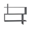 DECORTIE Paralel scaffale a parete Libreria moderna grigio Anteprima dell’immagine prodotto 4