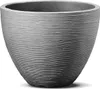 Rillentopf rund 31cm - Farbe: grau Produktbild-Vorschau 1