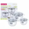 6-teiliges Topfset aus Edelstahl INDUCTION KAMILLE KM-5911 Produktbild-Vorschau 10