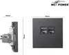 Netzwerk-Dose McPower Shallow CAT6A UP anthrazit Produktbild-Vorschau 4