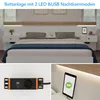Merax Doppelbett Bettanlage 180 x 200 cm mit 2 LED Produktbild-Vorschau 7