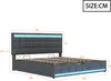 Merax Polsterbett 180x200 mit hydraulischem Stauraum, Produktbild-Vorschau 8