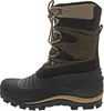 A side view of a single brown and black winter boot against a white background. Produktbild-Vorschau