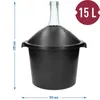 15L Weinballon mit Korb Glasballon Gäreimer Gärballon Produktbild-Vorschau 6
