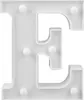 Lettera 3D illuminata a LED, lettera E da 22 cm Anteprima dell’immagine prodotto 2